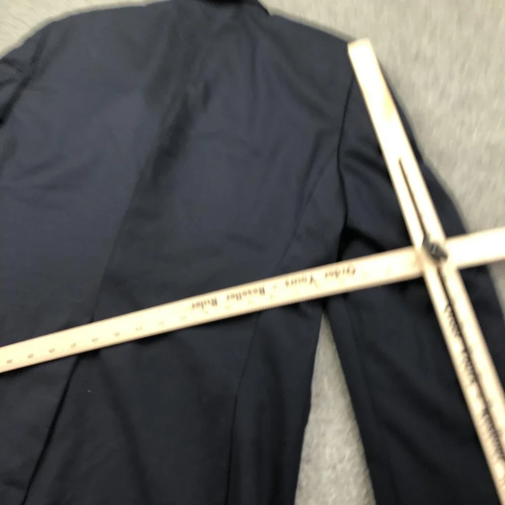 Lauren Ralph Lauren Blazer Mens 40S Navy Blue Wool Gold Button Sport Coat Jacket